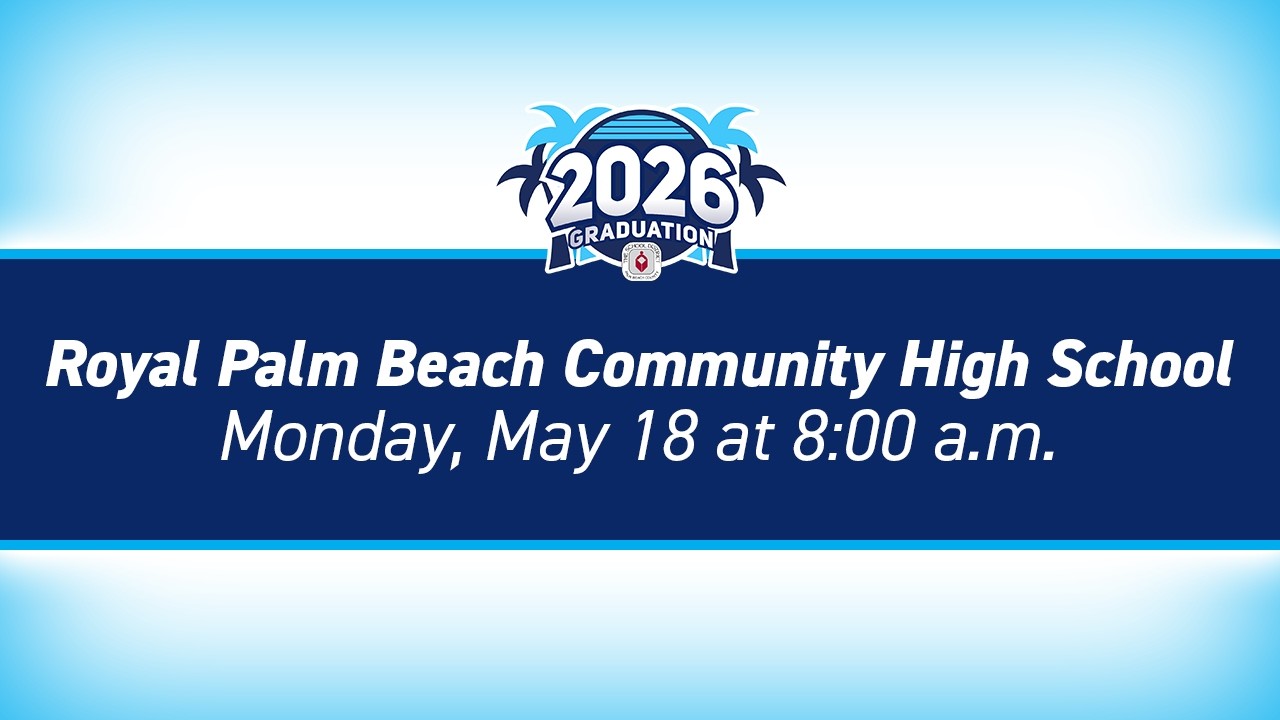 Выпускной в средней школе Royal Palm Beach Community High School 2026 года
