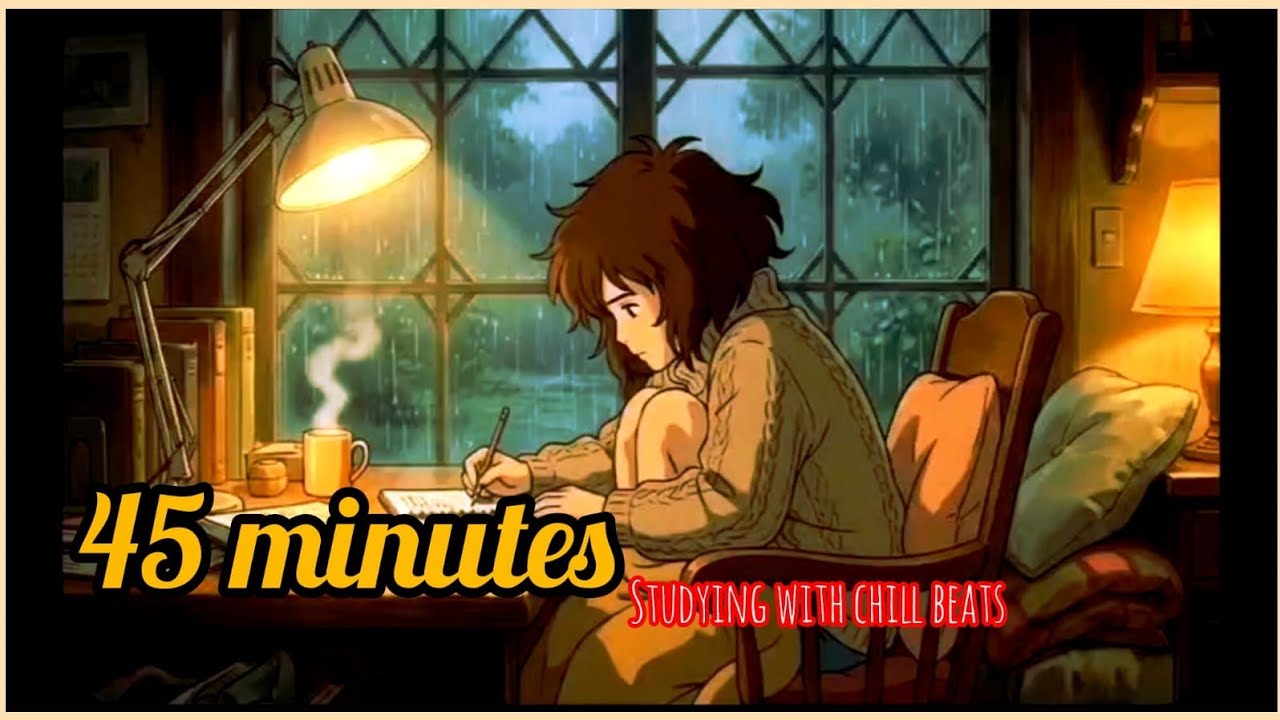 46 MIN Study Session ☕️ Lofi Beats & Aesthetic Window View [Deep Work]