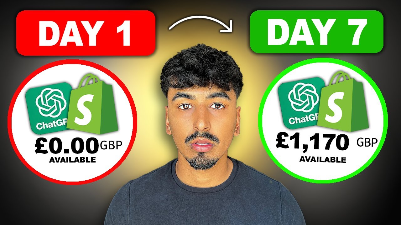 How I made £1,170.60/ Week With Shopify & A.I (Income Proof Inside!)