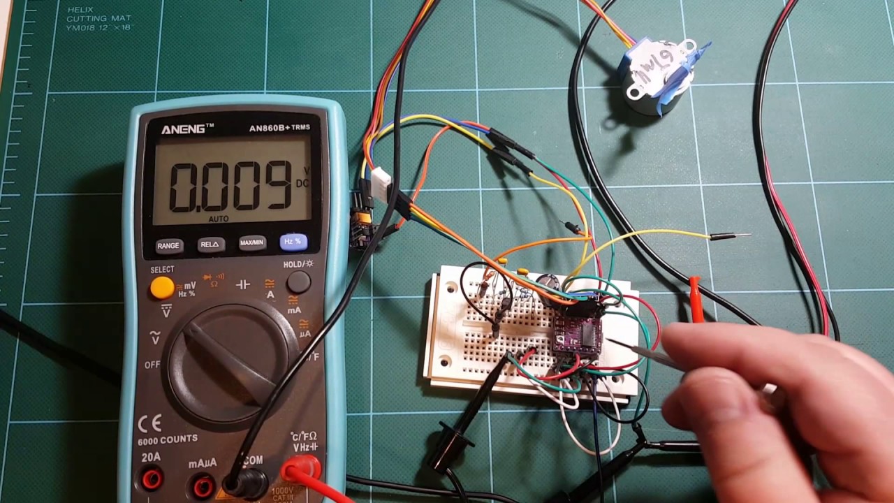 adjusting stepper motor current