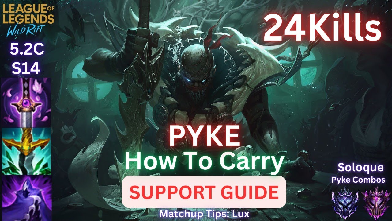 Wild Rift Pyke Guide - Beginner to Pro - Build, Runes, Combos, Gameplay