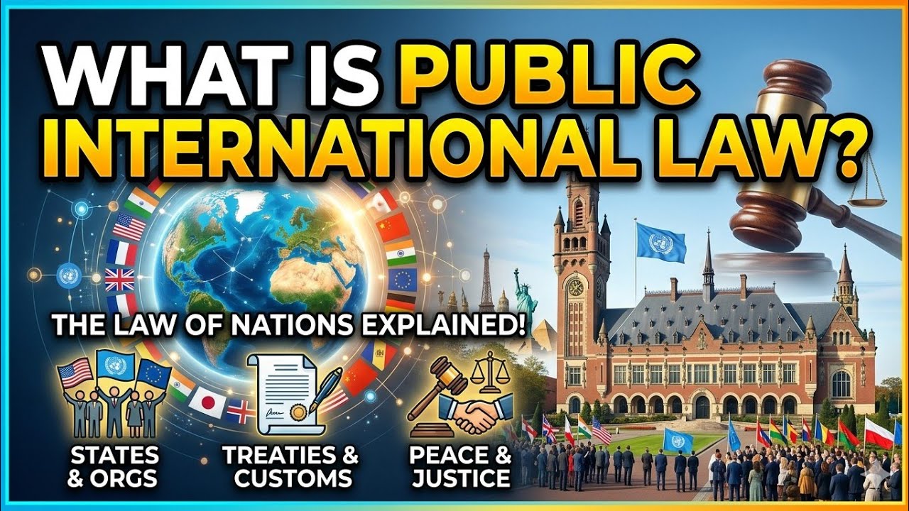 Definition of PUBLIC INTERNATIONAL LAW