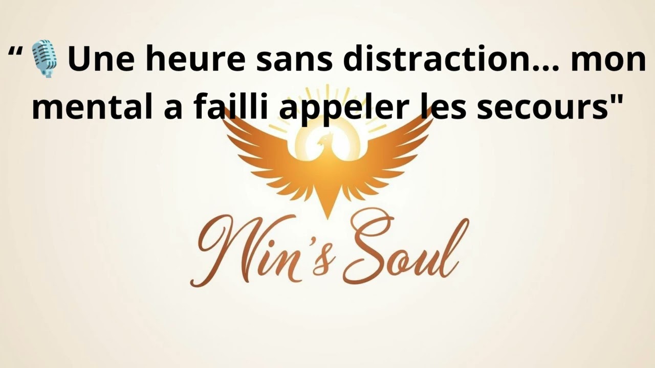 Une heure sans distraction...mon mental a failli appeler les secours