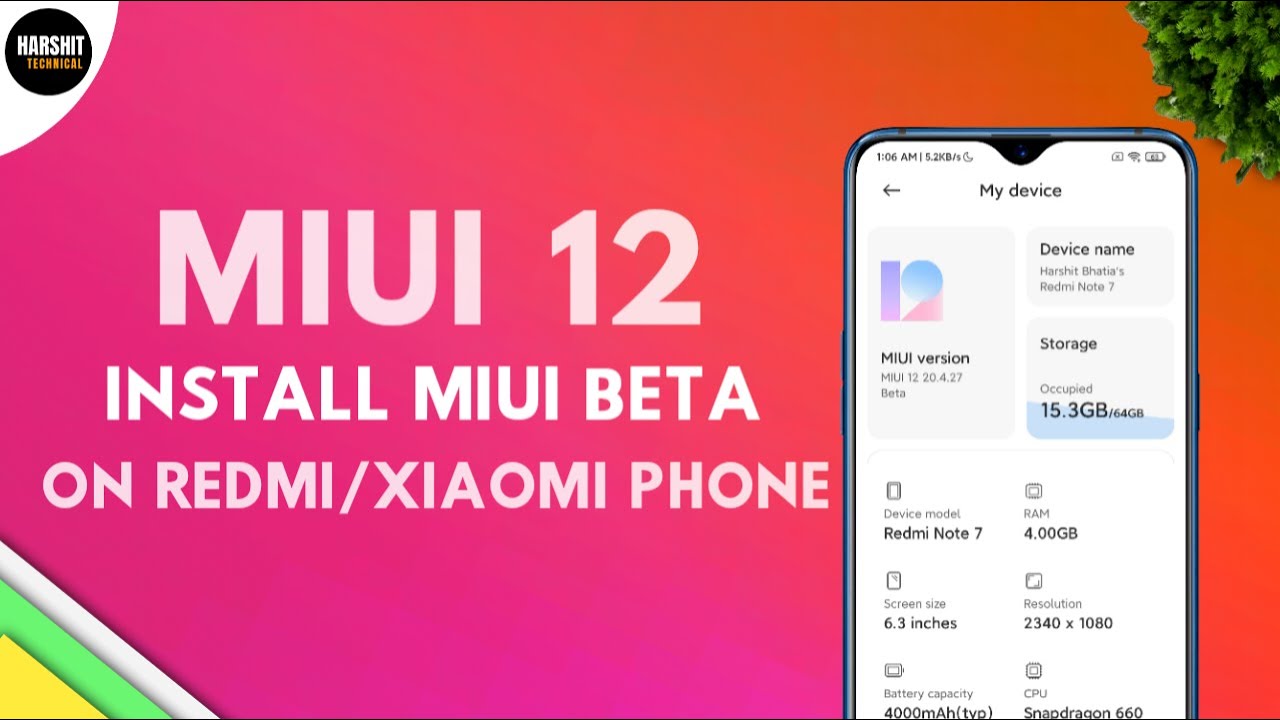 How to Install MIUI 12 Beta ROM & Google Play Store in Any Xiaomi/Redmi Phones