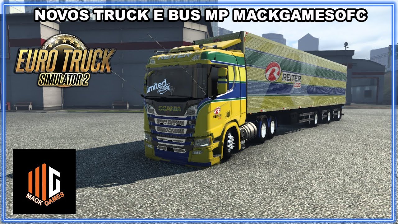 ETS2 EBR NOVOS TRUCK E BUS  MP @MACKGAMES