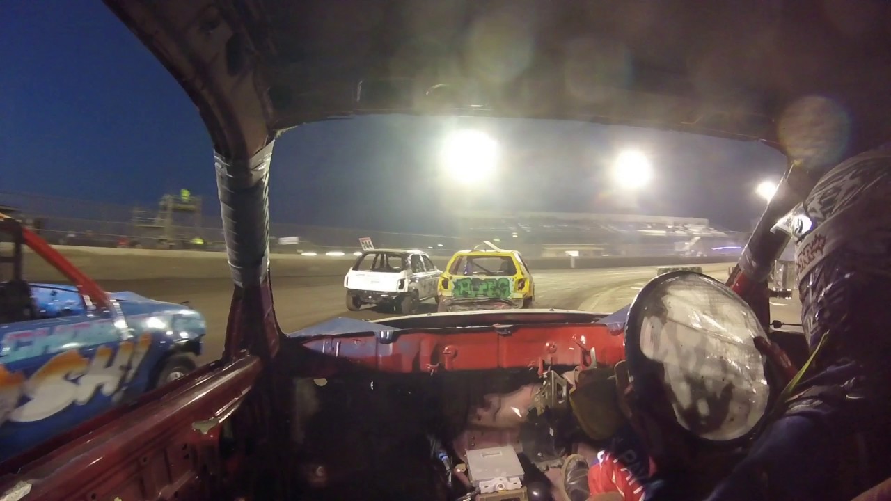 Albert Carter Racing, On board, Junior Banger British Championship meeting, Apr 17