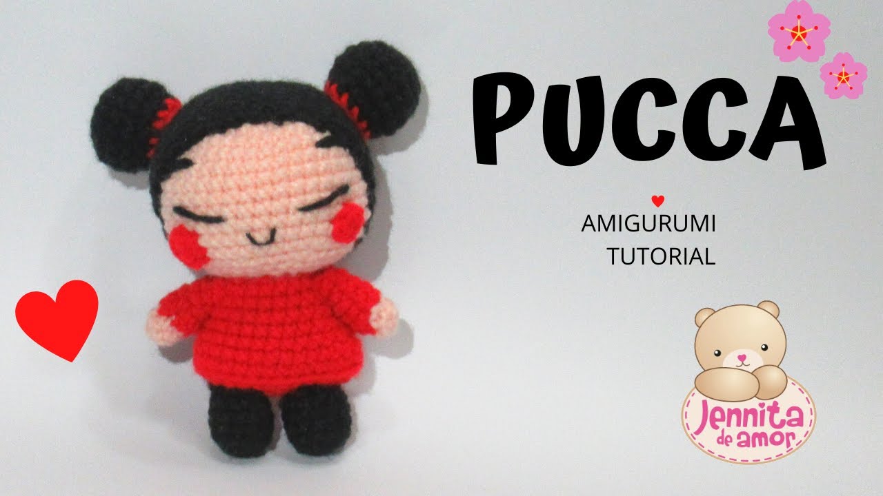 PUCCA Tutorial Amigurumi Paso a paso (Patrón en Descripción)