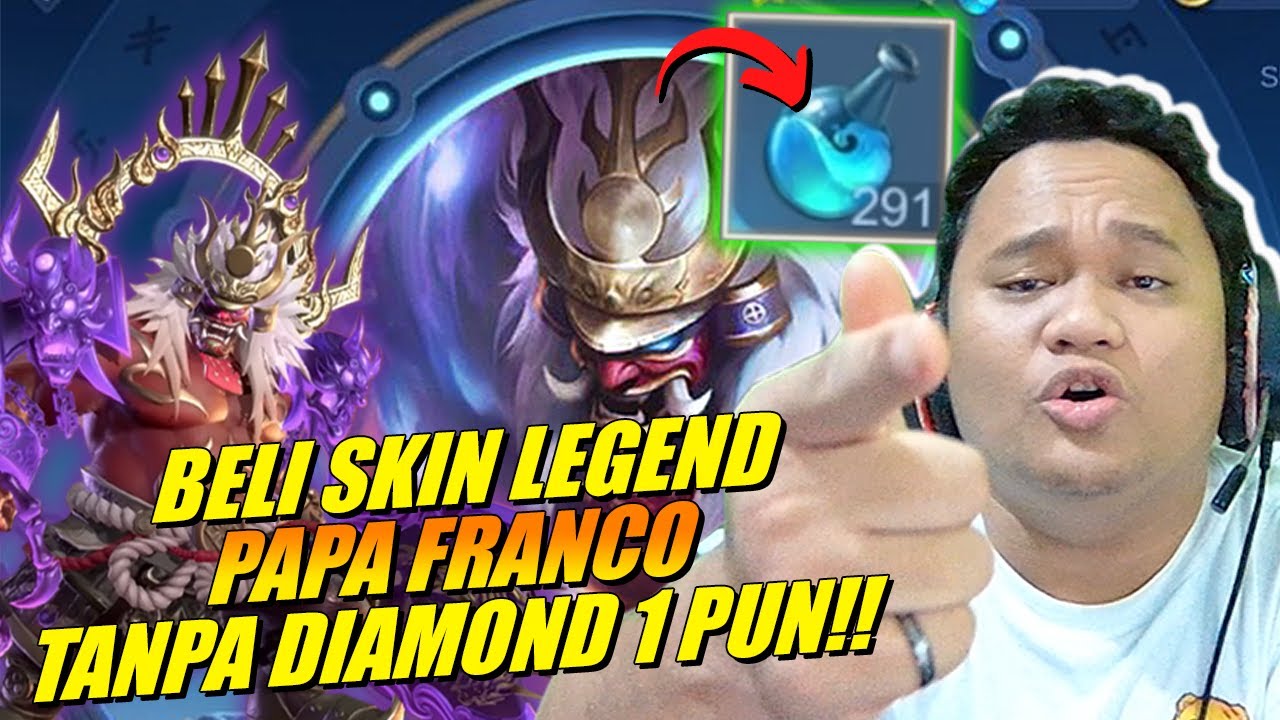 BELI SKIN LEGEND FRANCO TERBARU GRATIS 100% TANPA MENGGUNAKAN DIAMOND!! ini Ke 3 Kalinya Sudah!!!