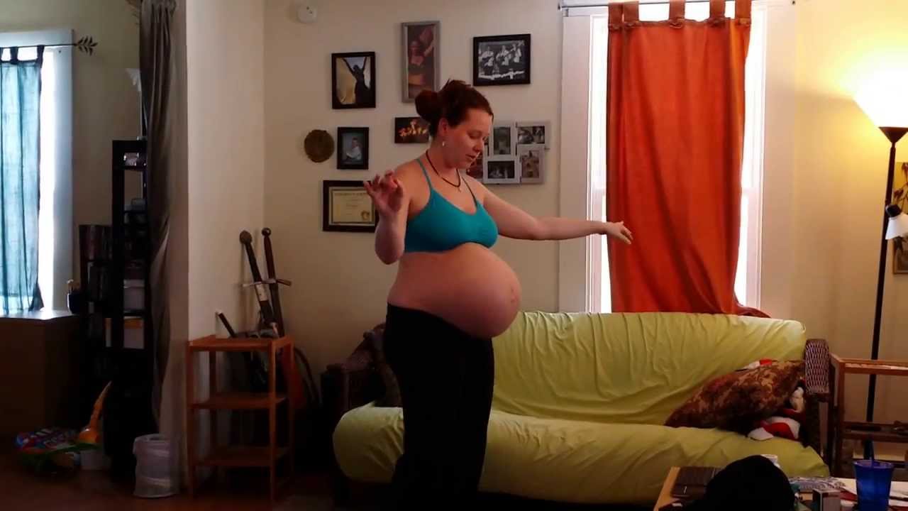 Belly Dancing at 34 Weeks Pregnant with Twins
