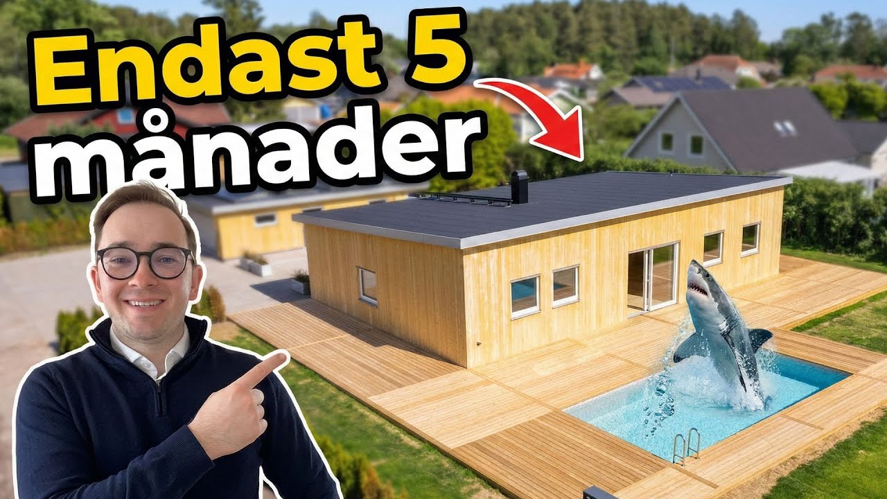 Så byggde jag huset själv – på halva tiden mot vad alla säger