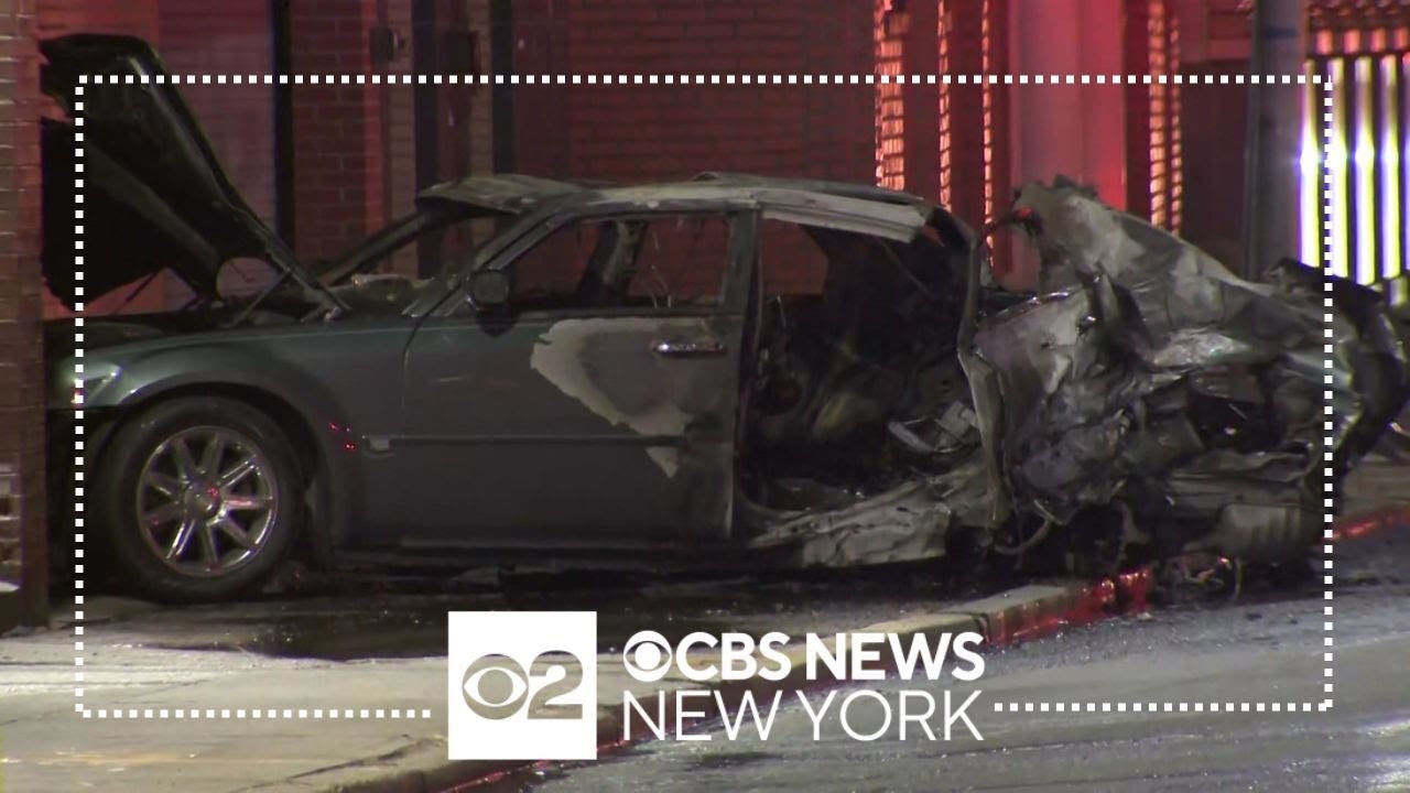 Two killed in fiery crash on Long Island