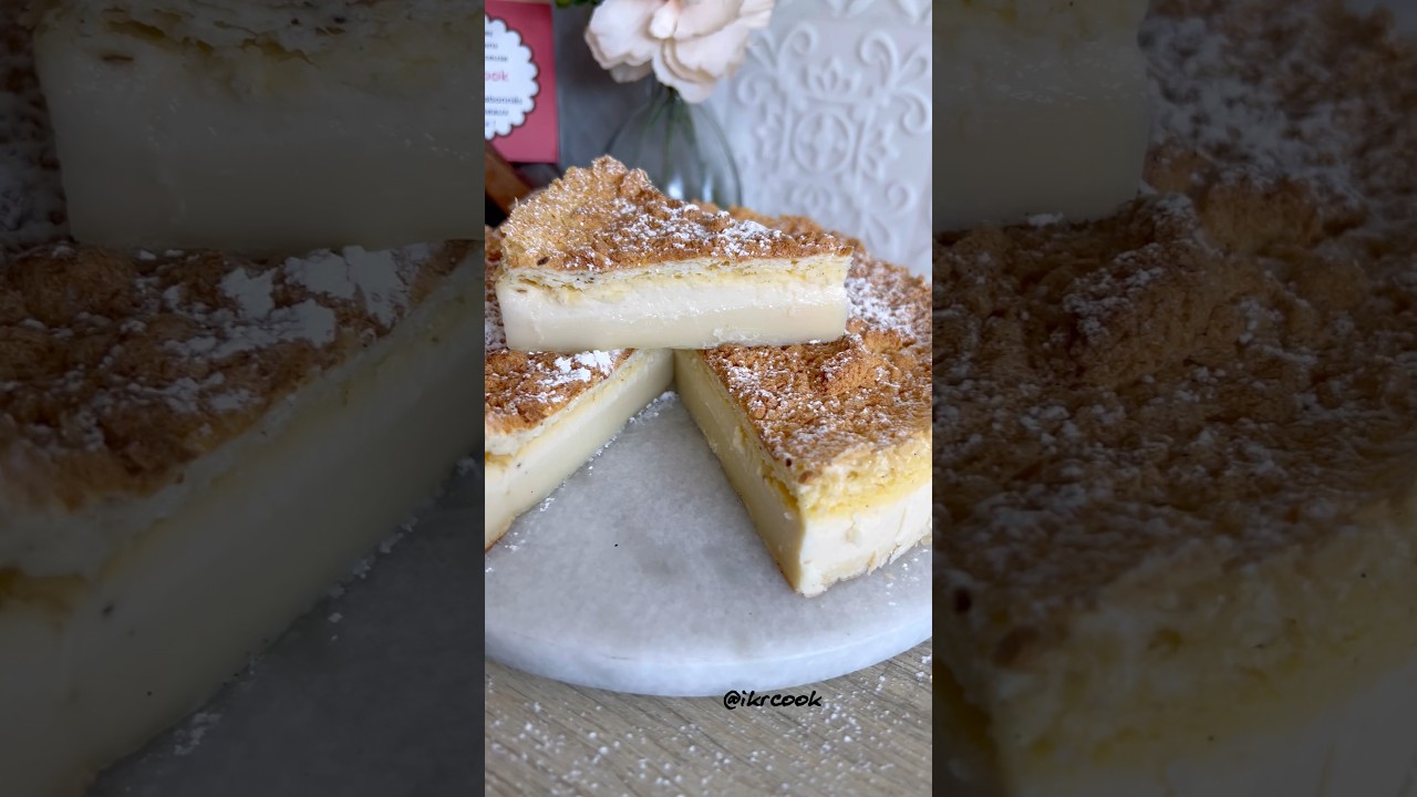 G&acirc;teau magique vanille