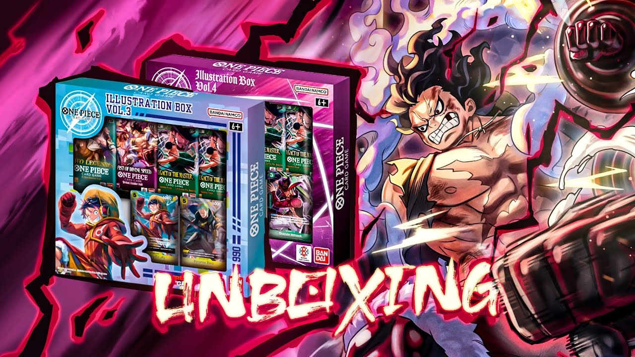  Unboxing - NUEVO Illustration Box Vol.3 y Vol.4 - One Piece TCG