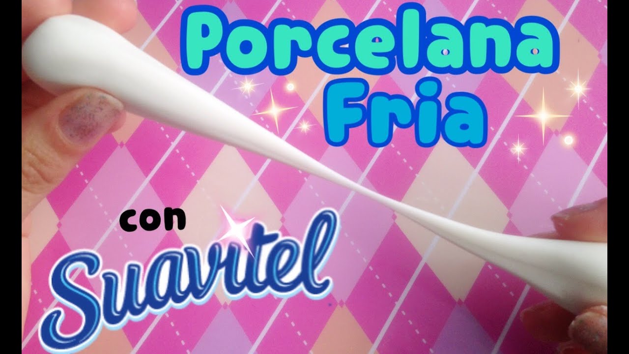 Porcelana Fría Con Suavitel ?/ Cómo hacer porcelana fría casera / Cold Porcelain recipe