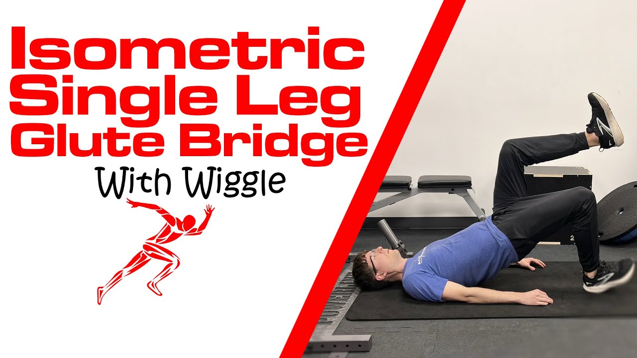 Isometric Single Leg Glute Bridge With Wiggle