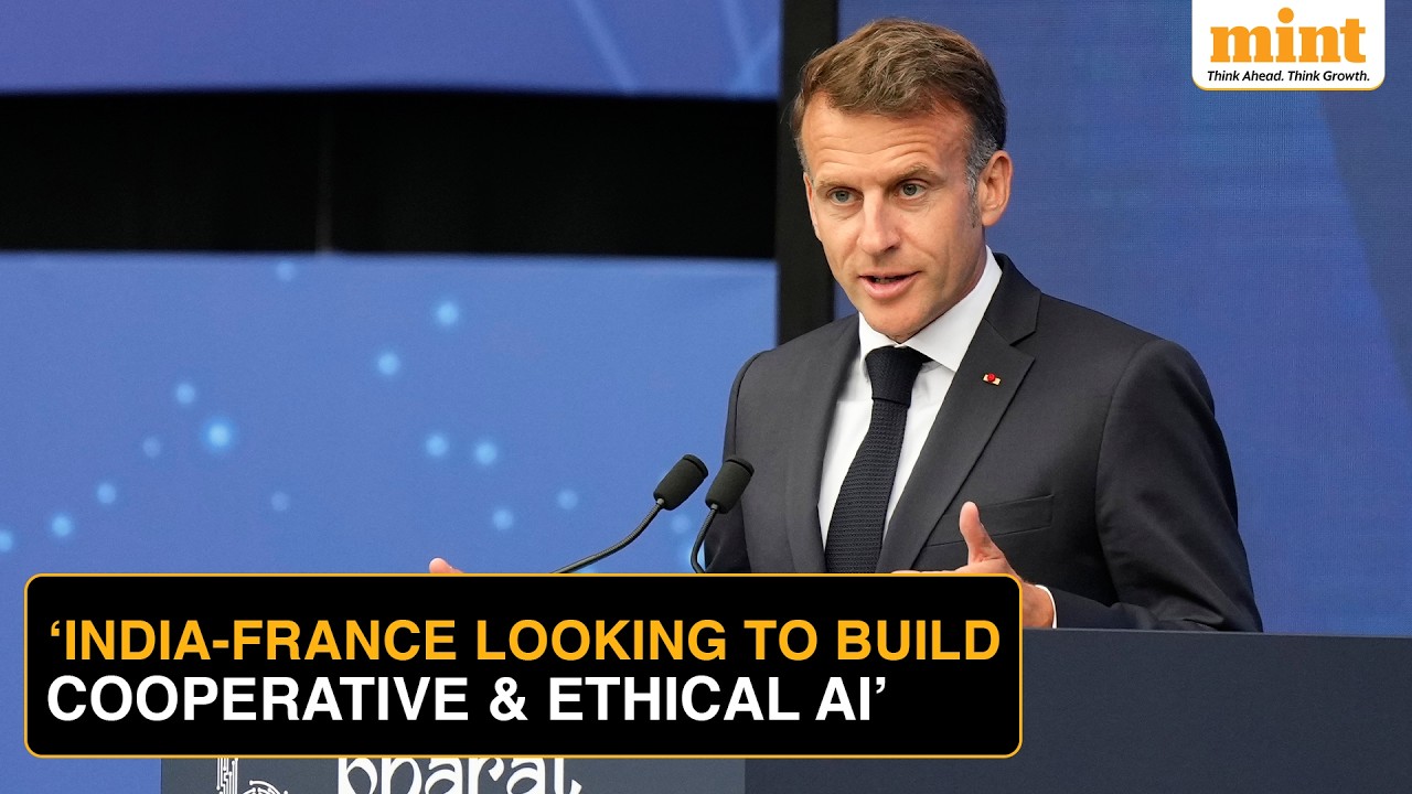 Watch: Emmanuel Macron Says India And France Can Lead Global Cooperation On Artificial Intelligence