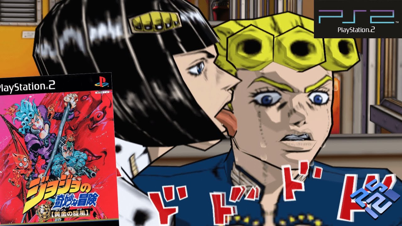 JoJo no Kimyou na Bouken : Ougon no Kaze (2002) Sony PlayStation 2 Gameplay in HD (PCSX2)