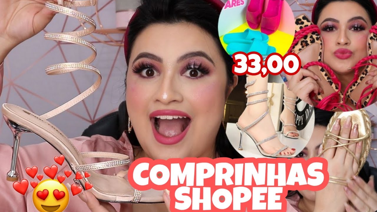 *É DE QUALIDADE?* COMPREI *CALÇADOS* da *SHOPEE* #5