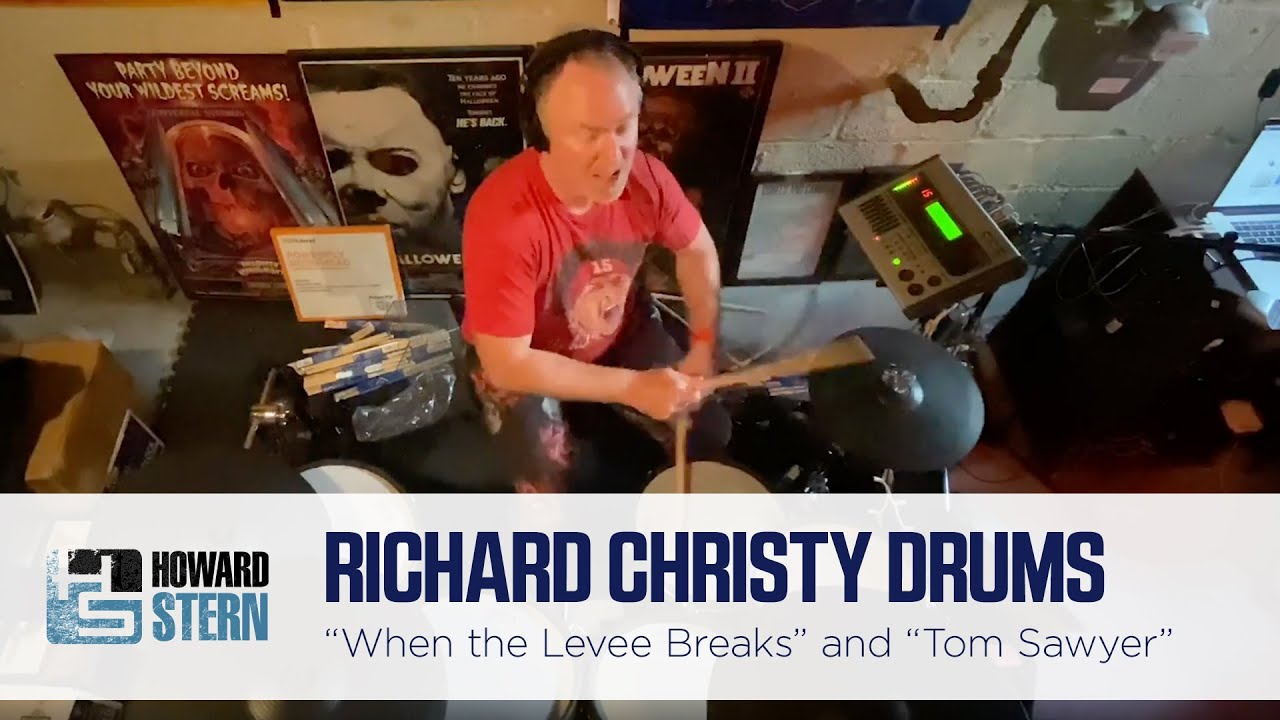 Richard Christy Plays “When the Levee Breaks” and “Tom Sawyer”