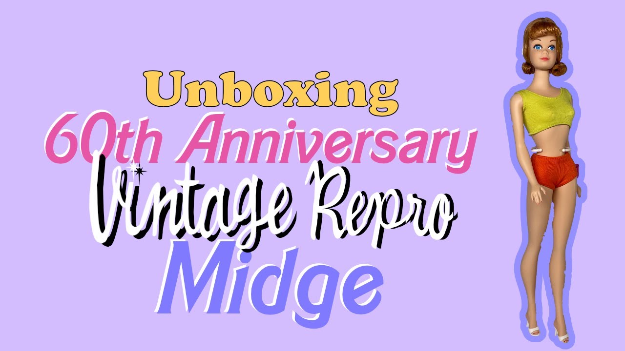 Unboxing 60th Anniversary Midge | VIntage Reproduction | VIntage Barbie