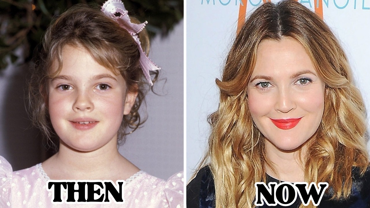 DREW BARRYMORE: THEN vs NOW