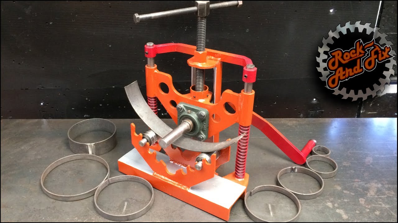 Curvadora /Roladora de Solera || Make A Metal Bender