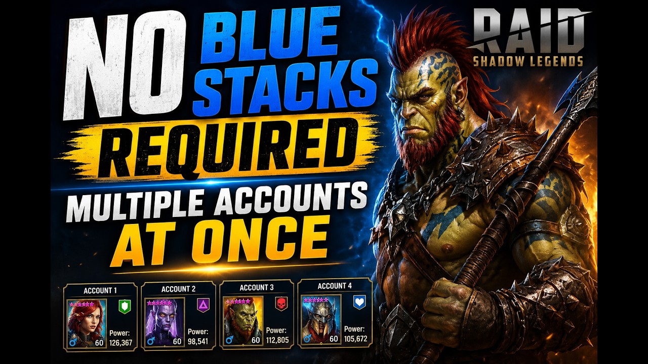 Raid Shadow Legends Multiple Accounts NO BLUESTACKS