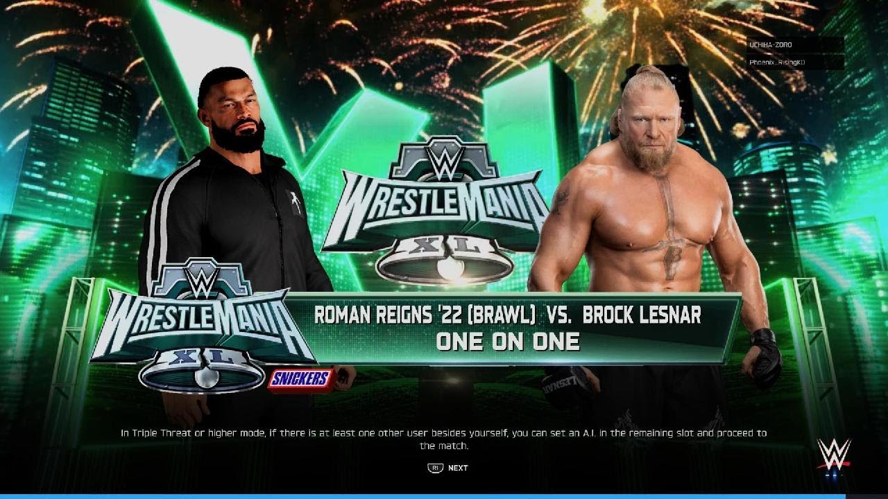 Brock Lesnar vs Roman Reigns | Epic Match