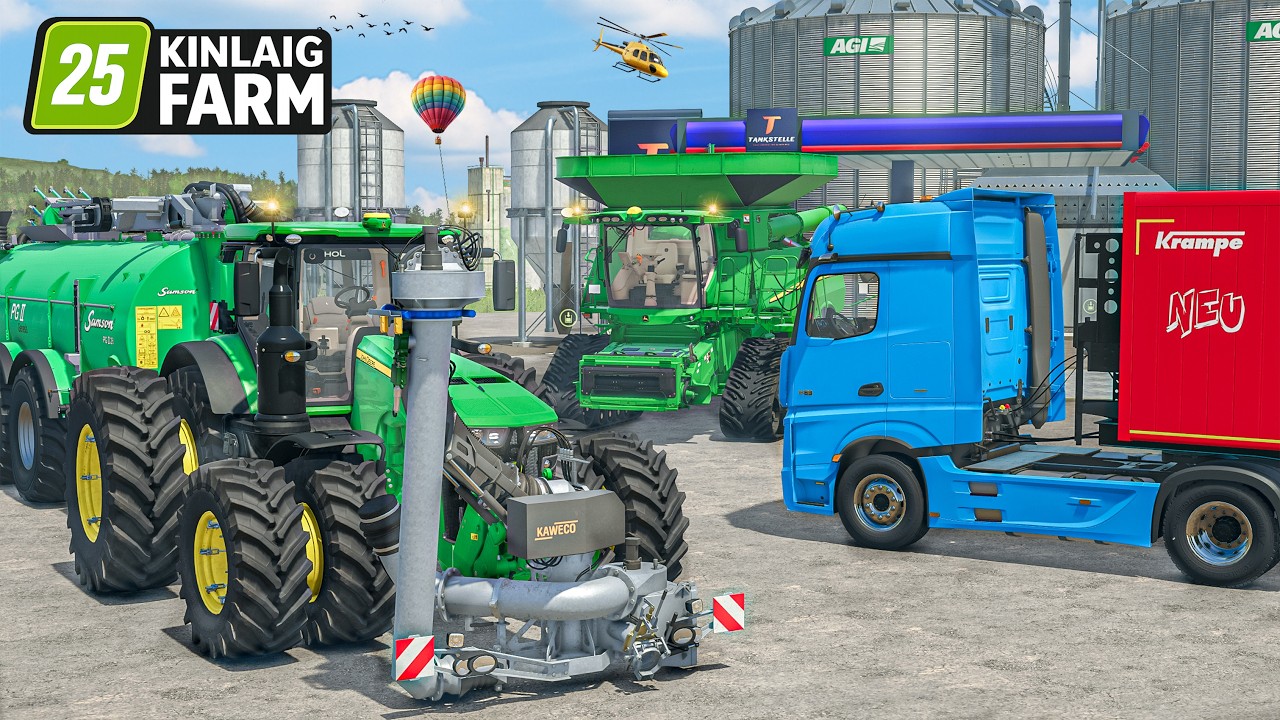 Heavy Duty Slurry Spreading W/ Double Wheel John Deere | Farming Simulator 25
