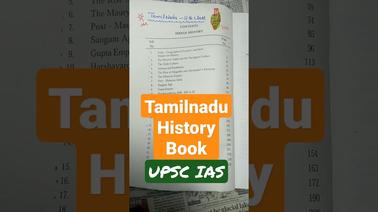 Почему учебник истории Тамил Наду #UPSC/IAS экзамен