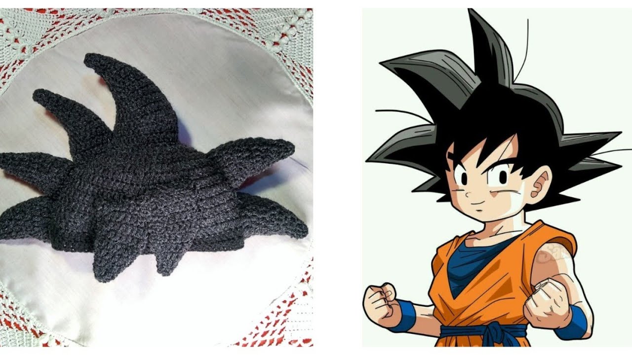 CROCHET, GORRO GOKÚ, EXPLICADO PASO A PASO.