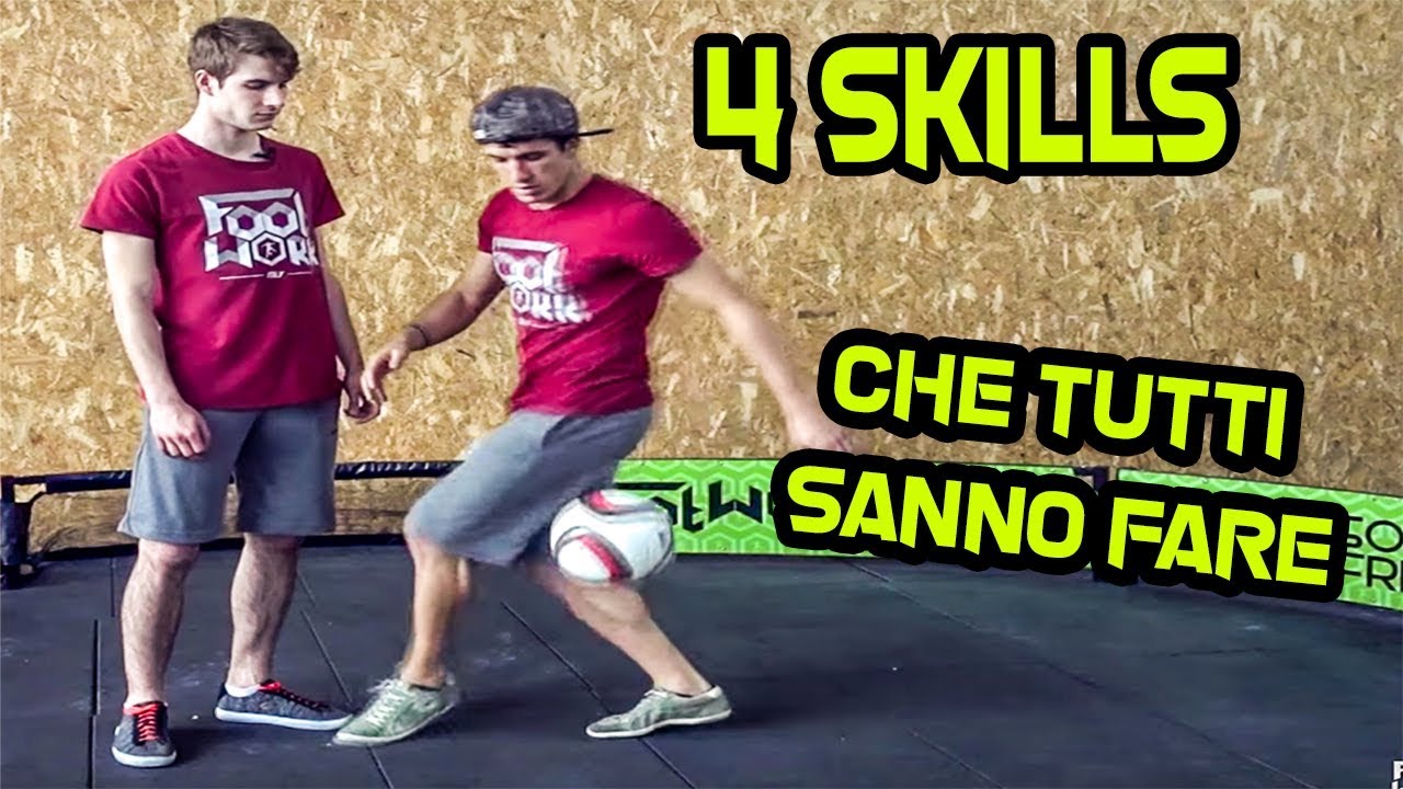 4 SKILLS CHE TUTTI SANNO FARE! || Tutorial Calcio