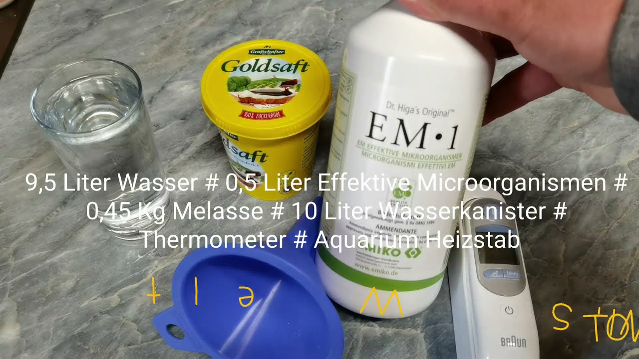 Effektive Mikroorganismen einfach ohne großen Aufwand zuhause vermehren