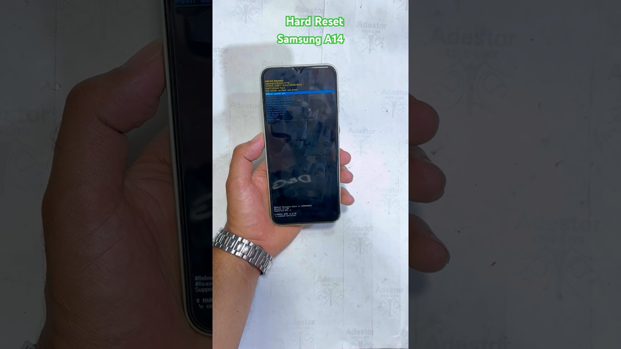 Hard Reset Samsung A14