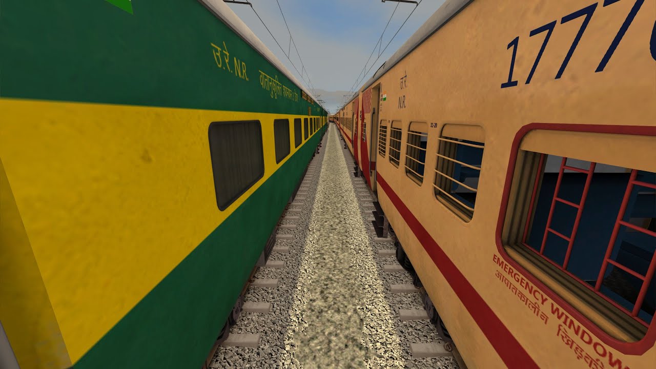 TRAIN RACE  PART 3 - 22405 - BHAGALPUR ANANDVIHAR GARIB RATH EXPRESS RAILWAY JOURNEY