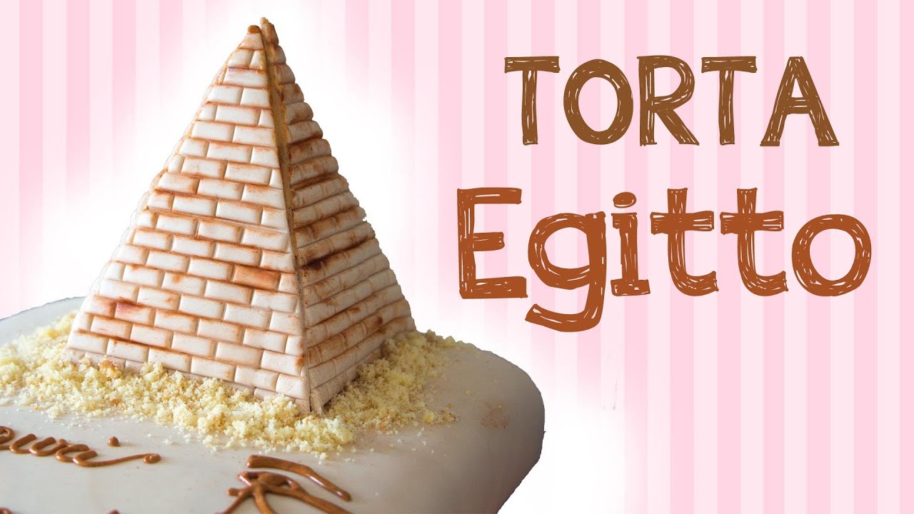 Torta Egitto in pasta di zucchero (cake design)