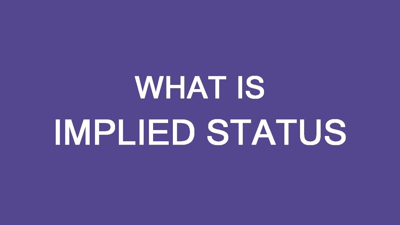 What Is Implied Status In Canada? LP Group