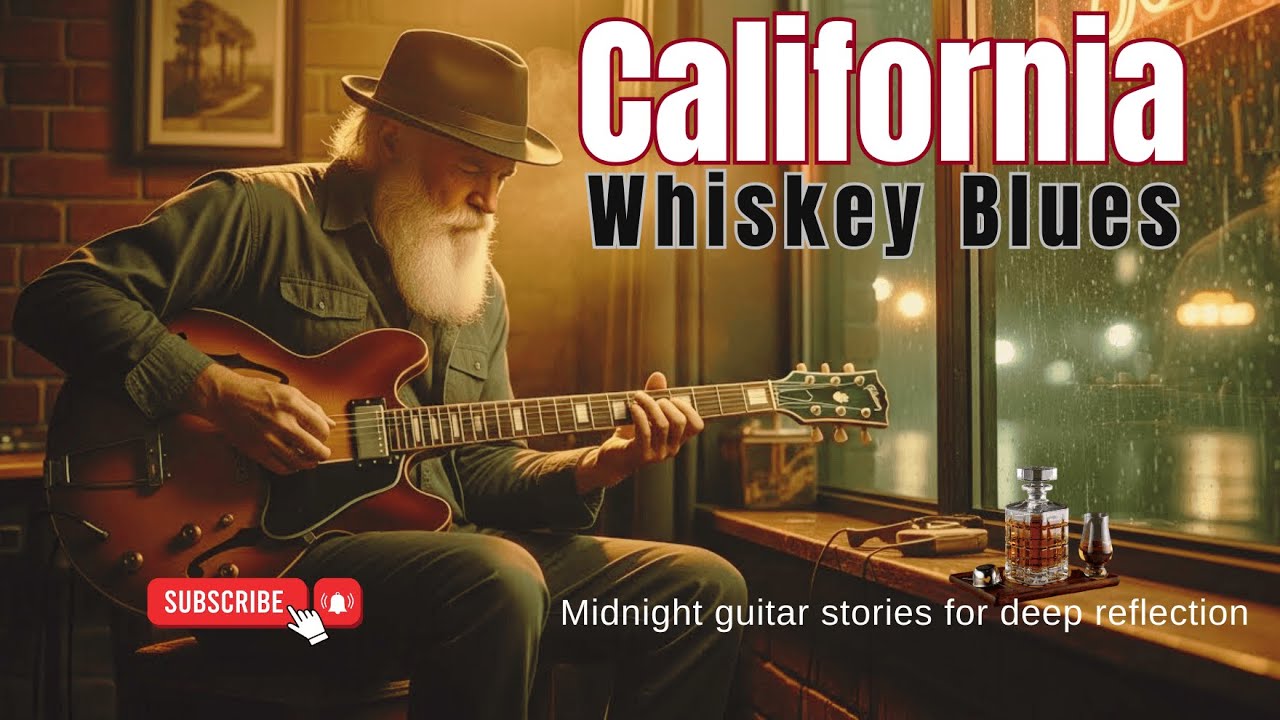 California Whiskey Blues Guitar 🥃 Slow & Deep Blues Ballads for Men (2026)