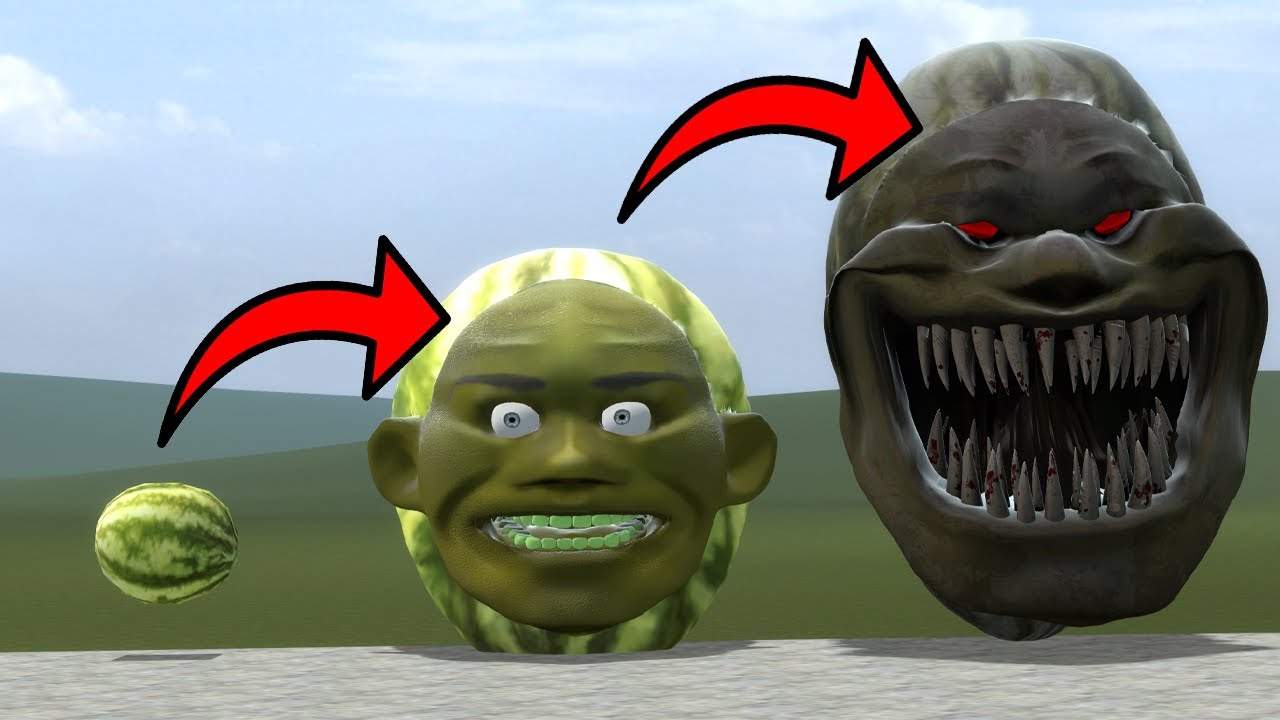 (NEW EVOLUTION OF CURSED LIN GANG MELON EATER In Garry's Mod)