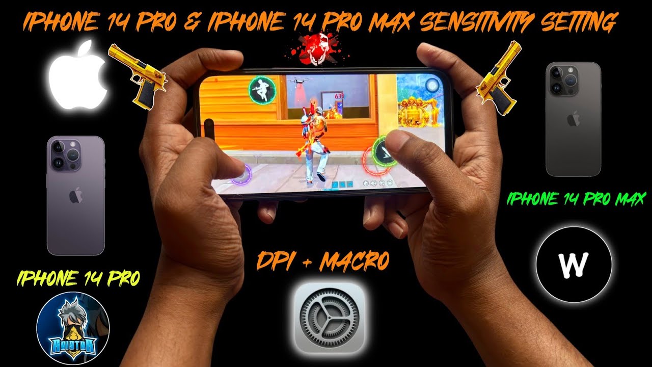 iphone 14 pro max headshot setting free fire 2026 |iphone 14 pro sensitivity+dpi+macro settings ff