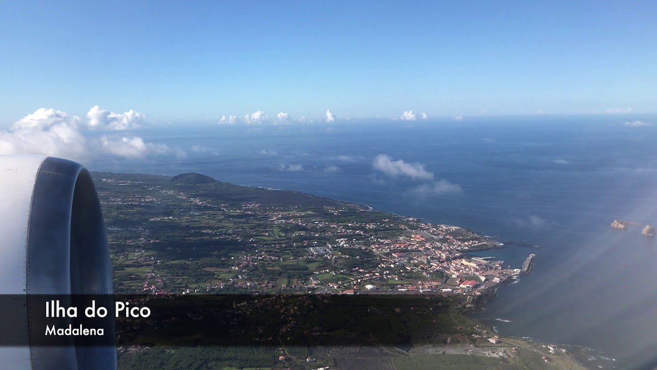 Descolagem da ilha do Pico