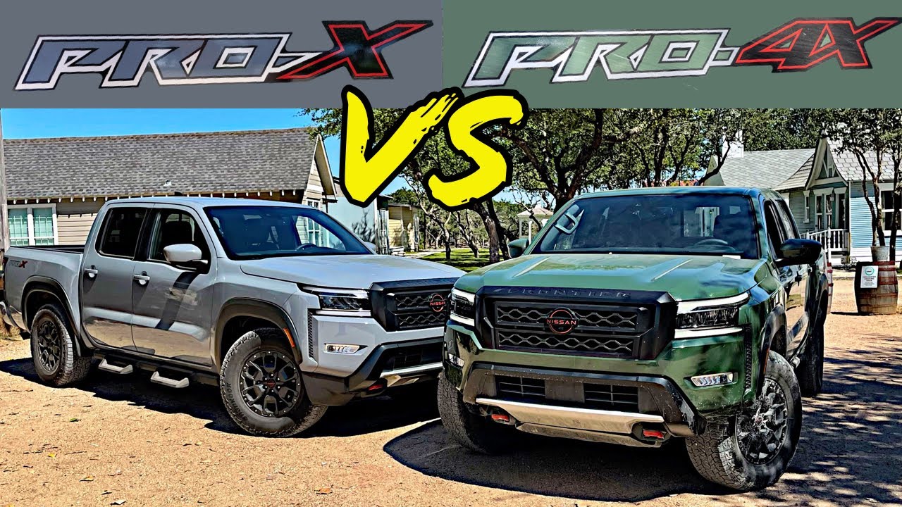 PRO-4X VS PRO-X // A 2022 Nissan Frontier Showdown In Texas