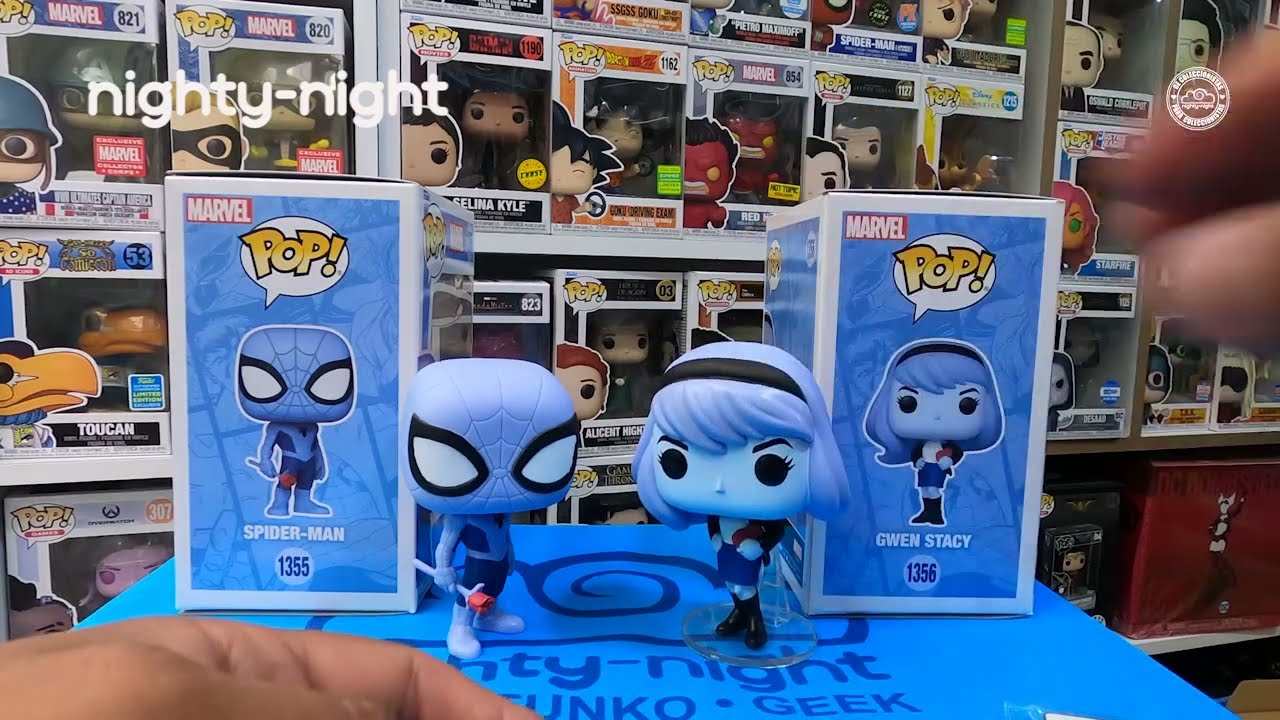 Funko Pop Marvel Collector Corp SPIDER-MAN BLUE | Nighty-Night