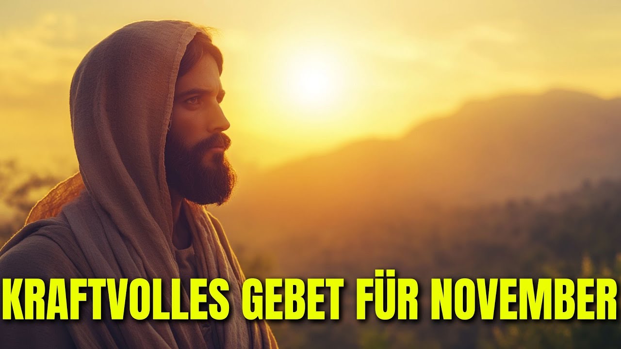 Segensgebet für November: Empfange Jetzt Gottes Kraft und Führung!