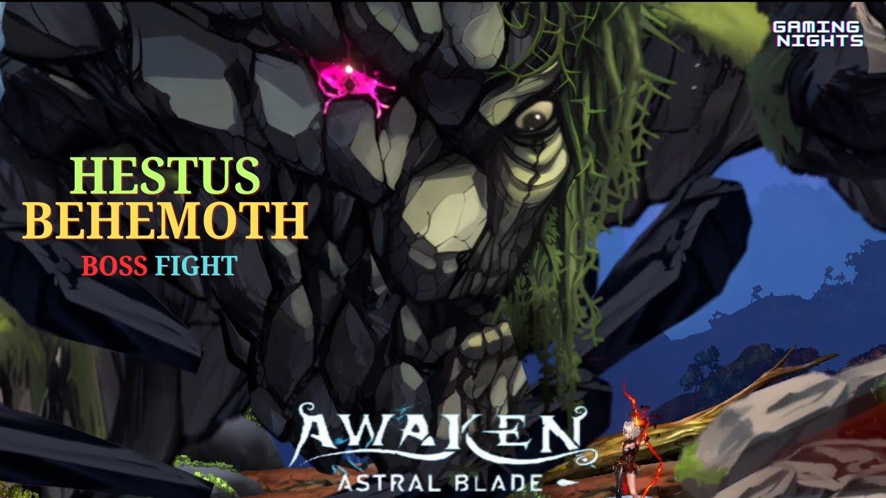Hestus Behemoth Boss Fight | AWAKEN - Astral Blade #boss #indie