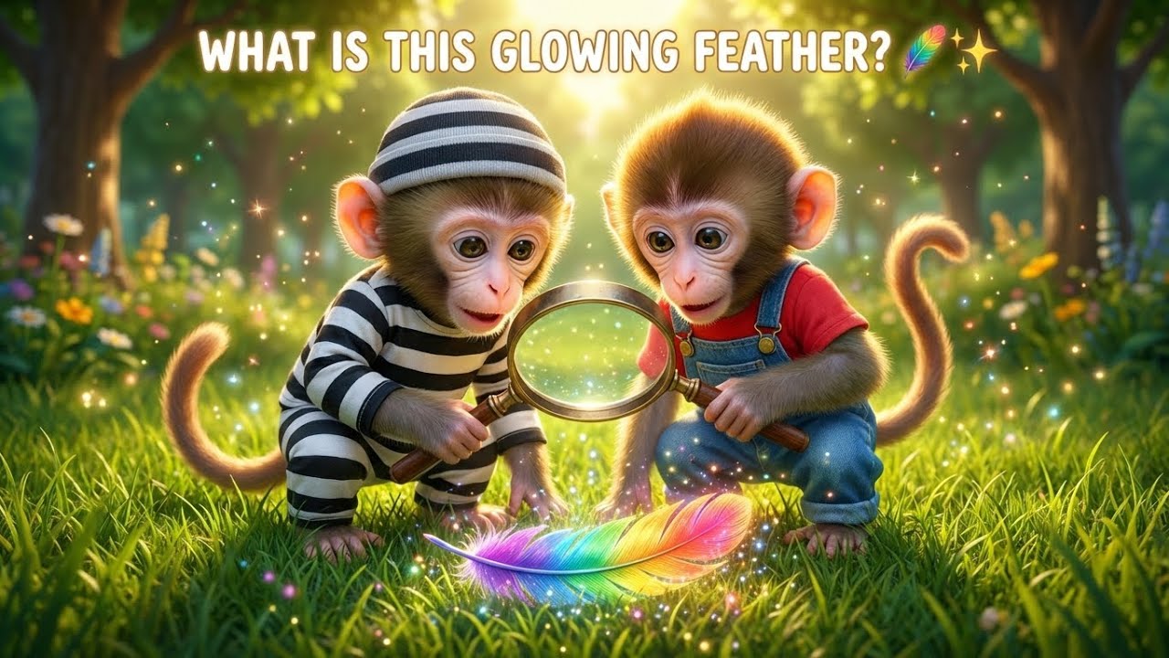 Funny Monkey Cartoon: The Mystery of the Sparkle Nest! 🐒✨🪹