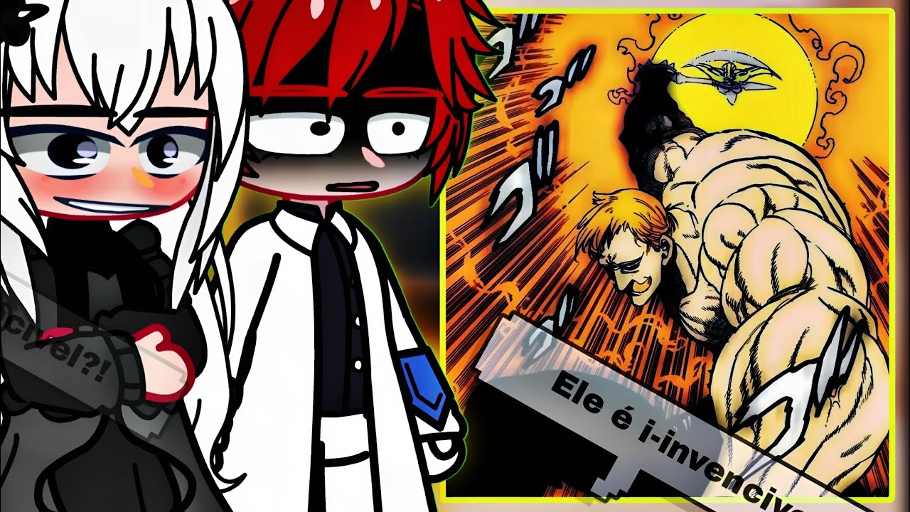 Re; Zero React to Subaru As Escanor || Nanatsu no tazai|| TikTok || Gacha react 🇧🇷🇺🇸