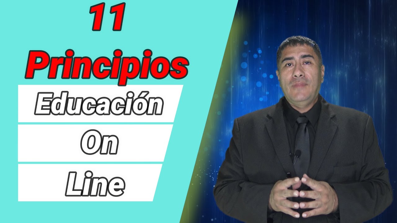 11 Principios sobre la Educaci&oacute;n On Line #cibereducaci&oacute;n  #ciber educaci&oacute;n