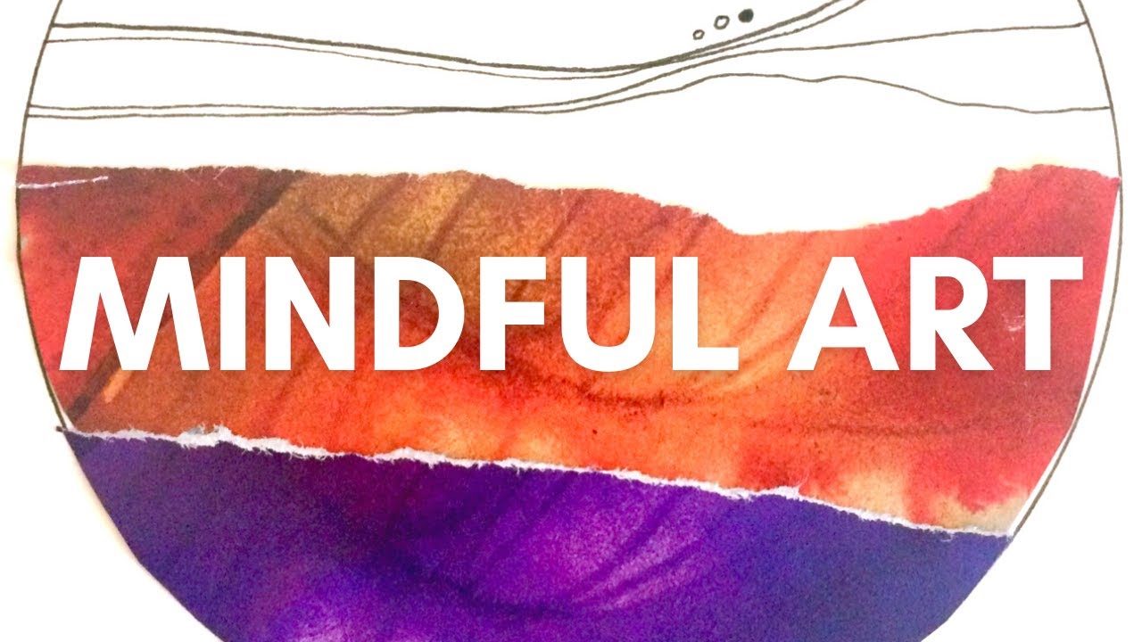 Day 3: Making Meaning of Your Marks with Mindful Mandalas | Ink and Collage Intuitive Mark Making