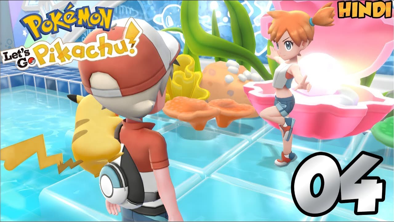Facing Misty for the FIRST Time 💧 Can Pikachu Win?! | POKEMON LETS GO PIKACHU PART - 4